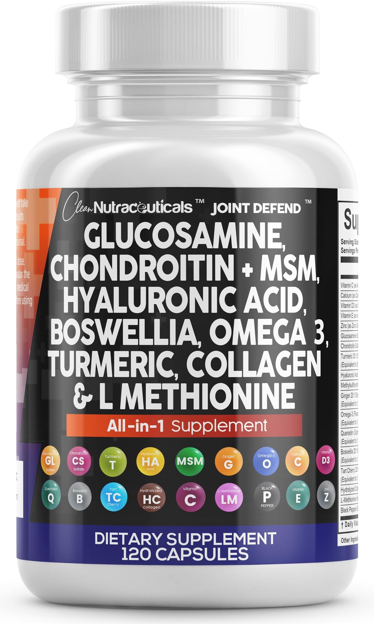 Clean Nutraceuticals Joint Defend front view of packaging