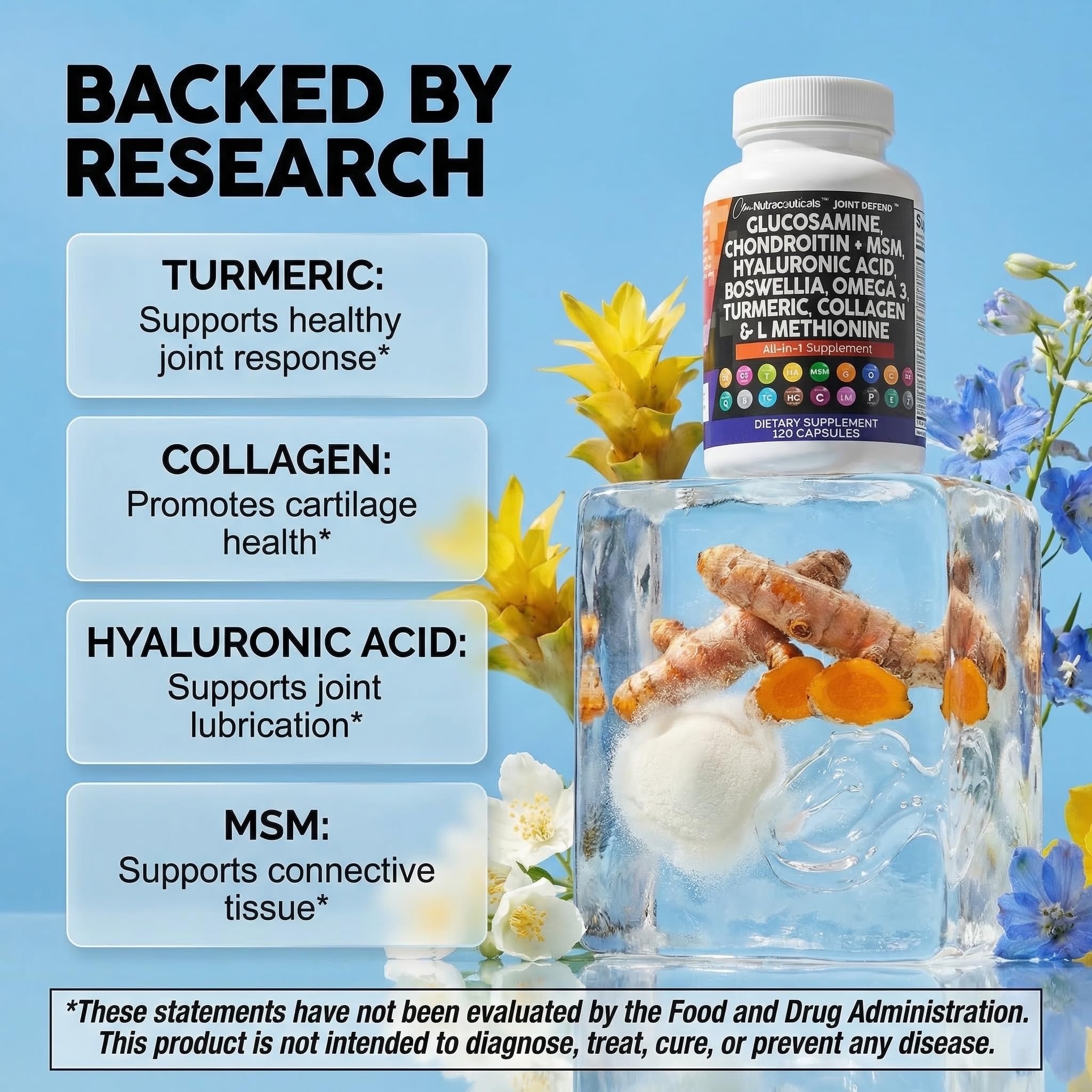 Clean Nutraceuticals Joint Defend ingredients list on packaging