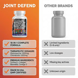 Clean Nutraceuticals Joint Defend packaging with a measuring spoon