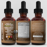 Clean Nutraceuticals Lions Mane Mushroom Liquid Drops ingredients list