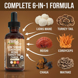 Clean Nutraceuticals Lions Mane Mushroom Liquid Drops packaging