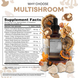 Clean Nutraceuticals Lions Mane Mushroom Liquid Drops with mushrooms