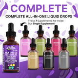 Clean Nutraceuticals Liquid Milk Thistle Supplement 1000mg bottle with dropper