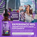 Clean Nutraceuticals Liquid Milk Thistle Supplement 1000mg lifestyle scene