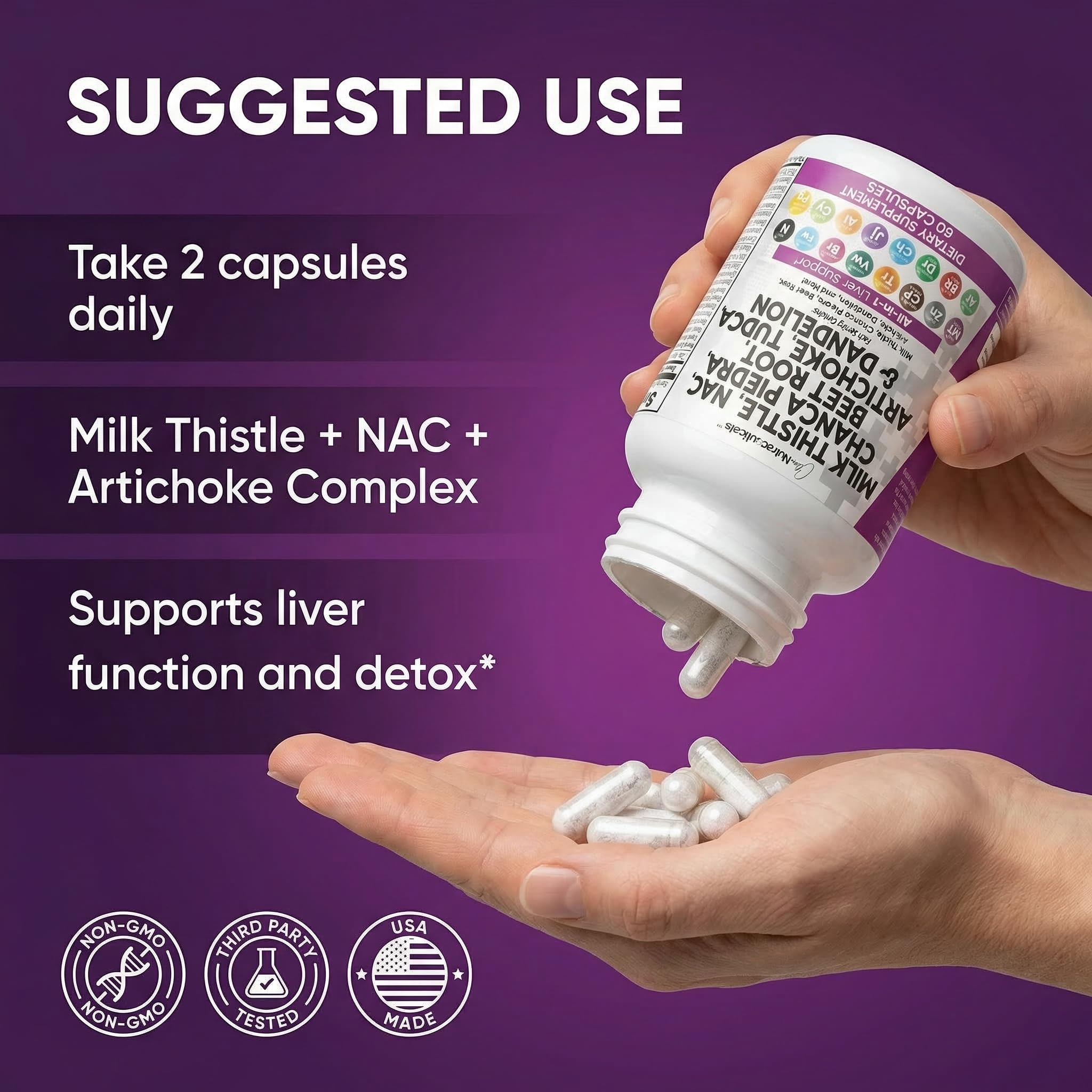 Clean Nutraceuticals Liver Defend 28-in-1 Supplement on a wooden table