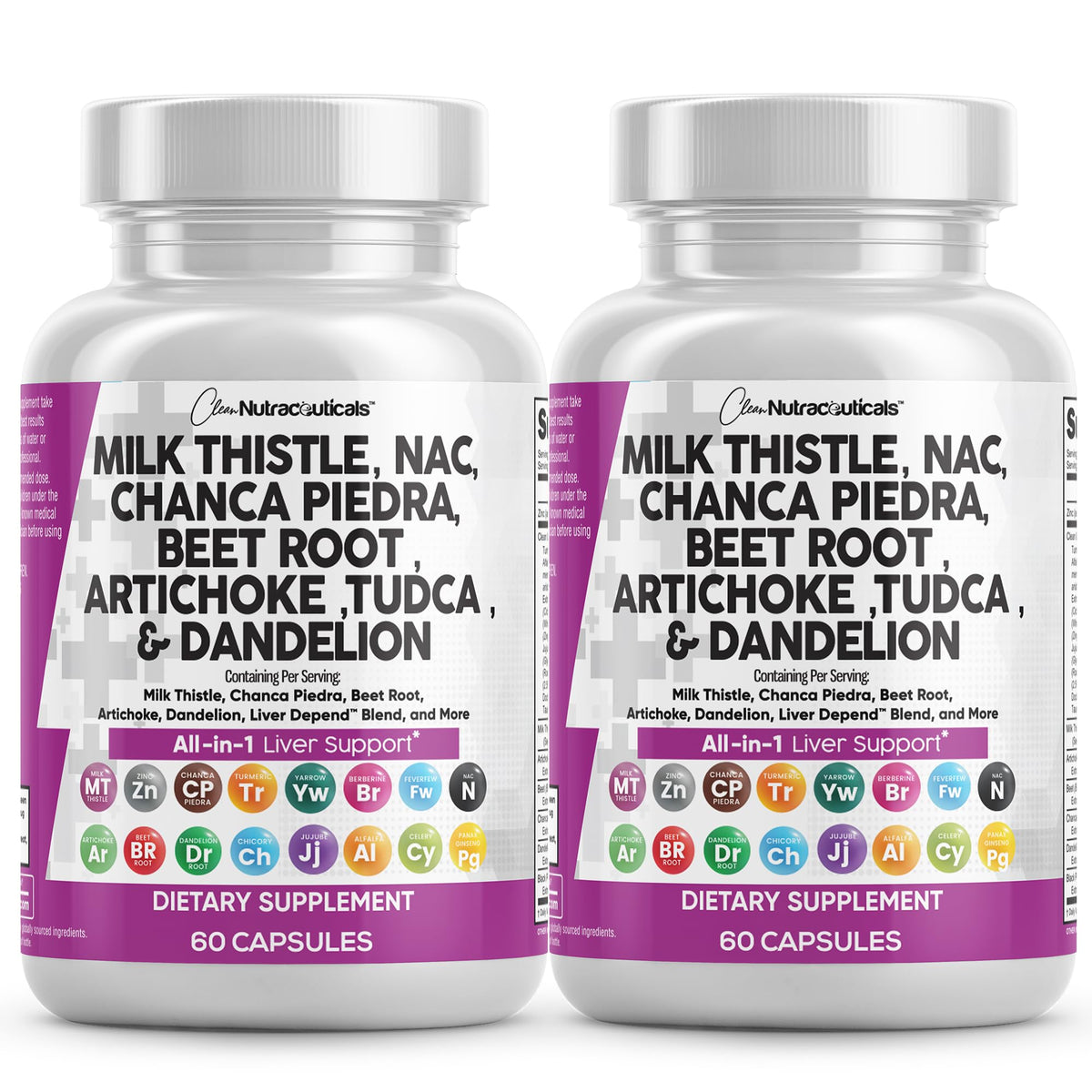Clean Nutraceuticals Liver Defend supplement front view