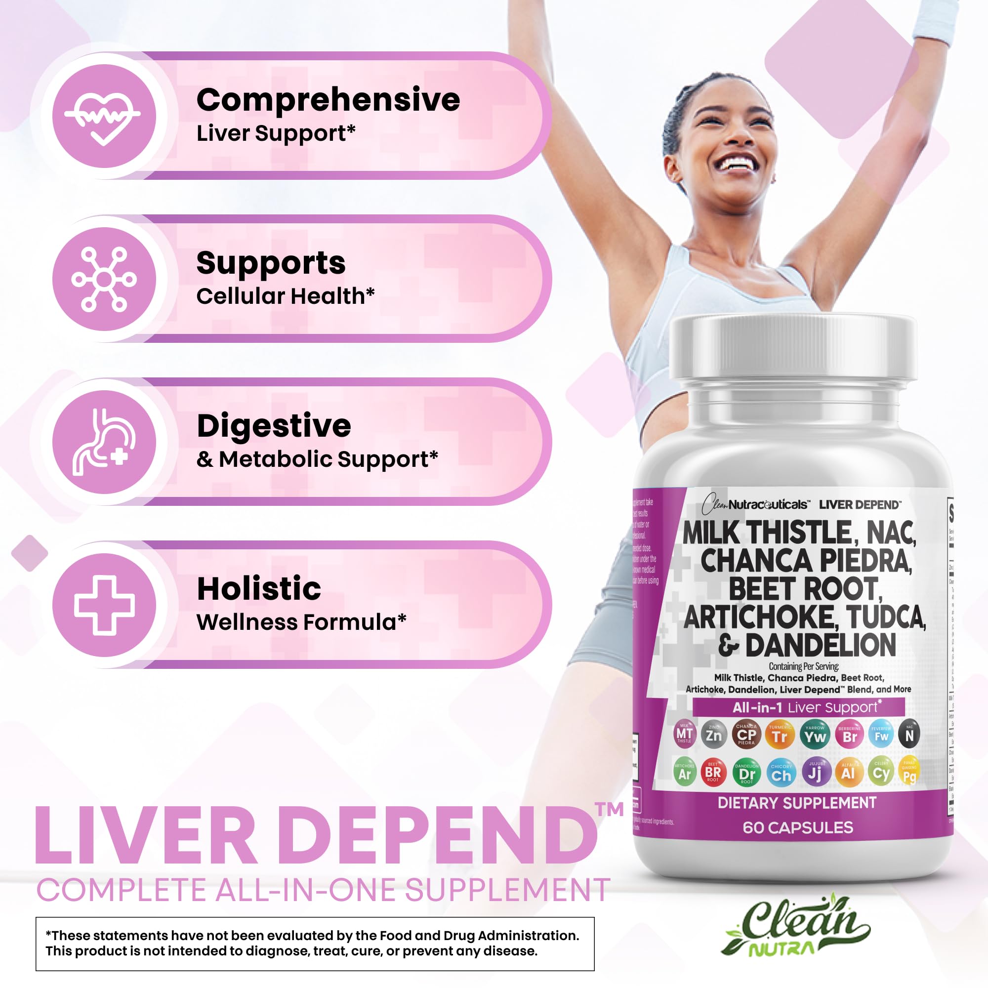 Clean Nutraceuticals Liver Defend supplement ingredients list