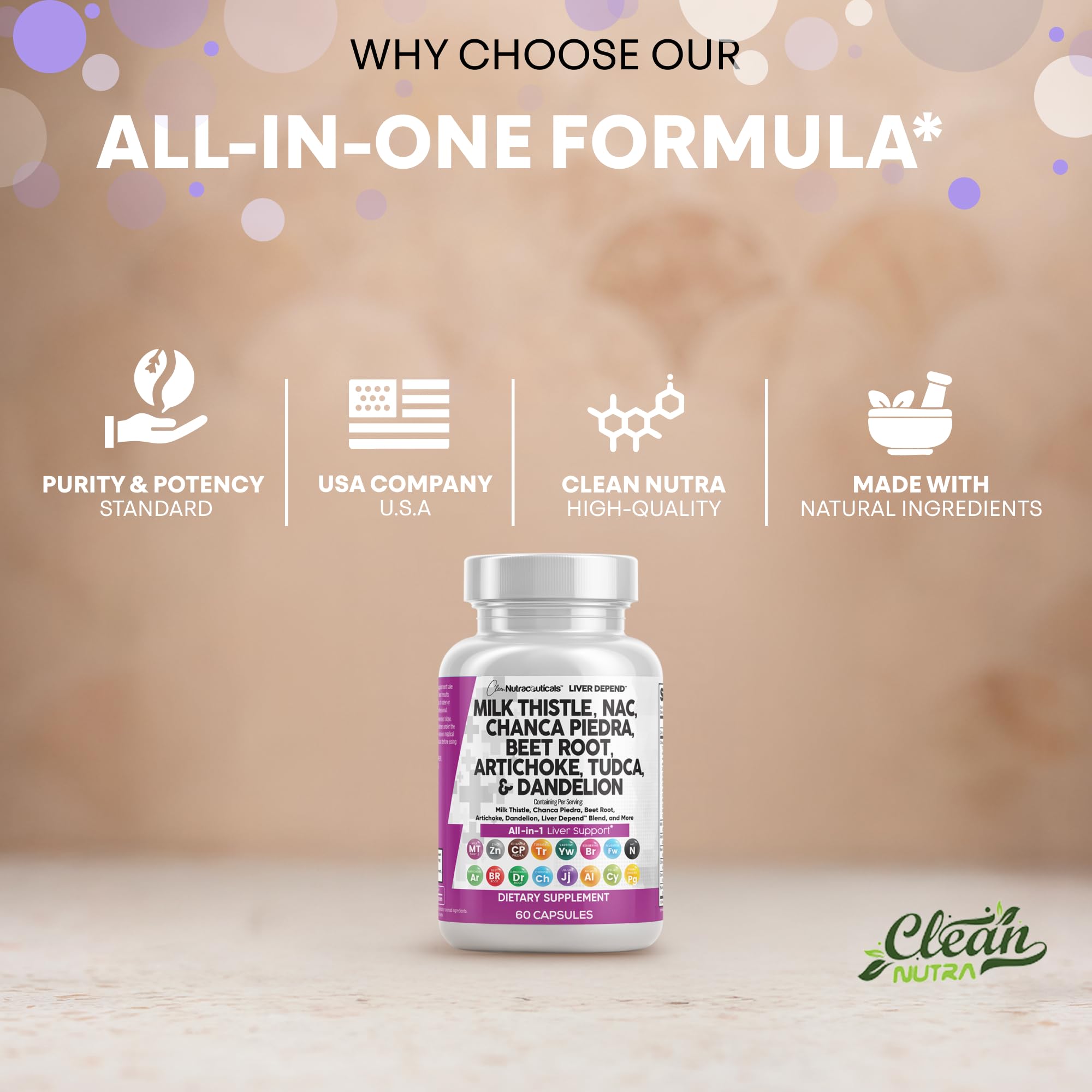 Clean Nutraceuticals Liver Defend supplement packaging