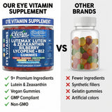 Clean Nutraceuticals Lutein Gummies bottle in a kitchen setting
