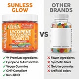 Clean Nutraceuticals Lycopene Gummies 170g with other supplements