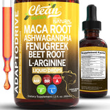 Clean Nutraceuticals Maca Root Drops 45g bottle front view