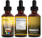 Clean Nutraceuticals Maca Root Drops 45g liquid in a glass