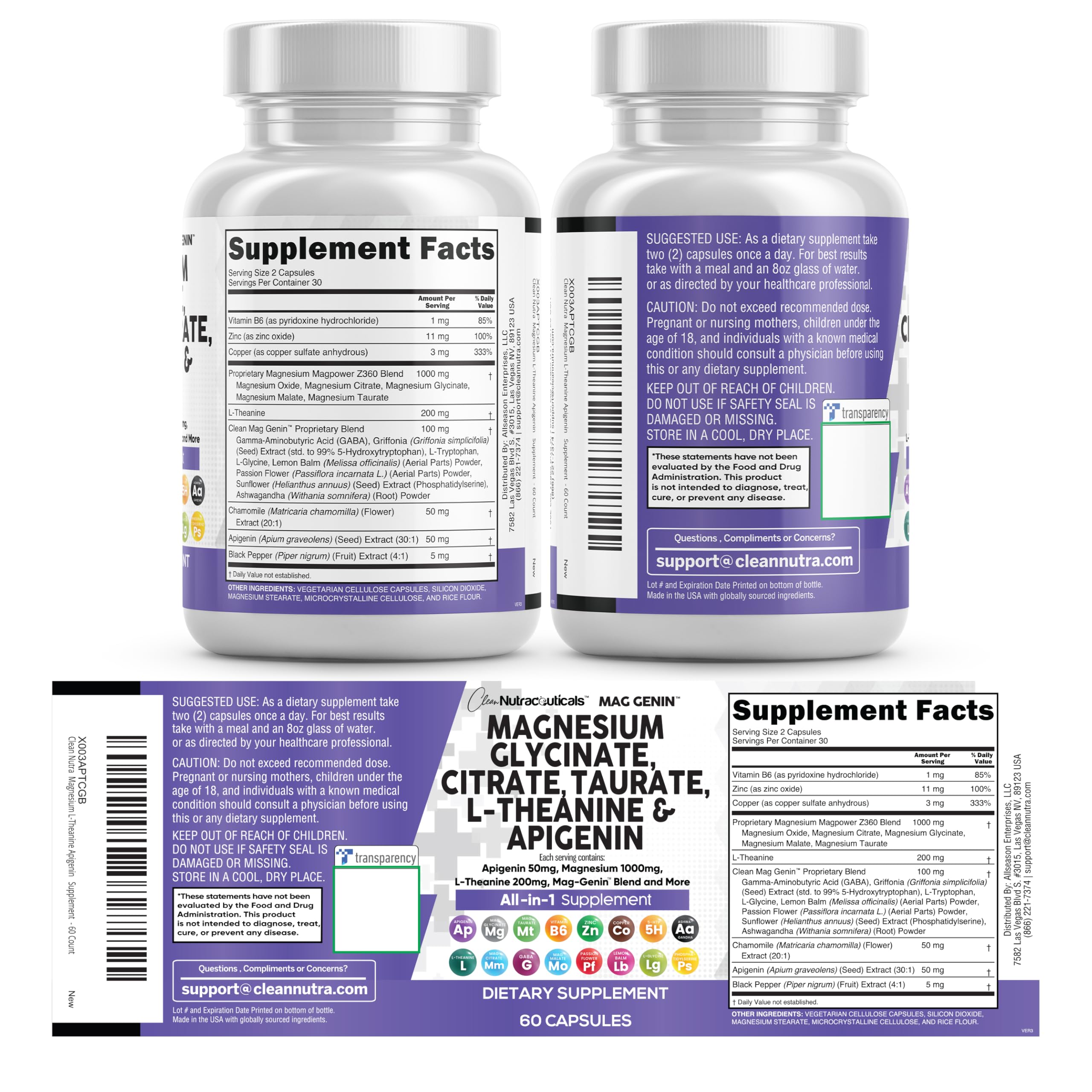 Clean Nutraceuticals Mag Genin Magnesium Complex in a lifestyle setting
