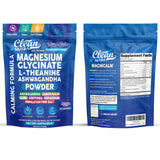 Clean Nutraceuticals Magnesium Glycinate Powder 200g mixed in a beverage