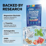 Clean Nutraceuticals Magnesium Glycinate Powder 200g scoop with powder