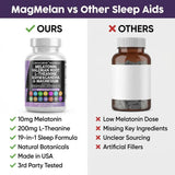 Clean Nutraceuticals Melatonin 10mg Valerian Root Capsules with a measuring spoon