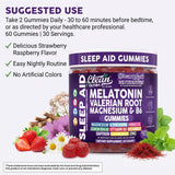 Clean Nutraceuticals Melatonin Gummies 10mg on a wooden table