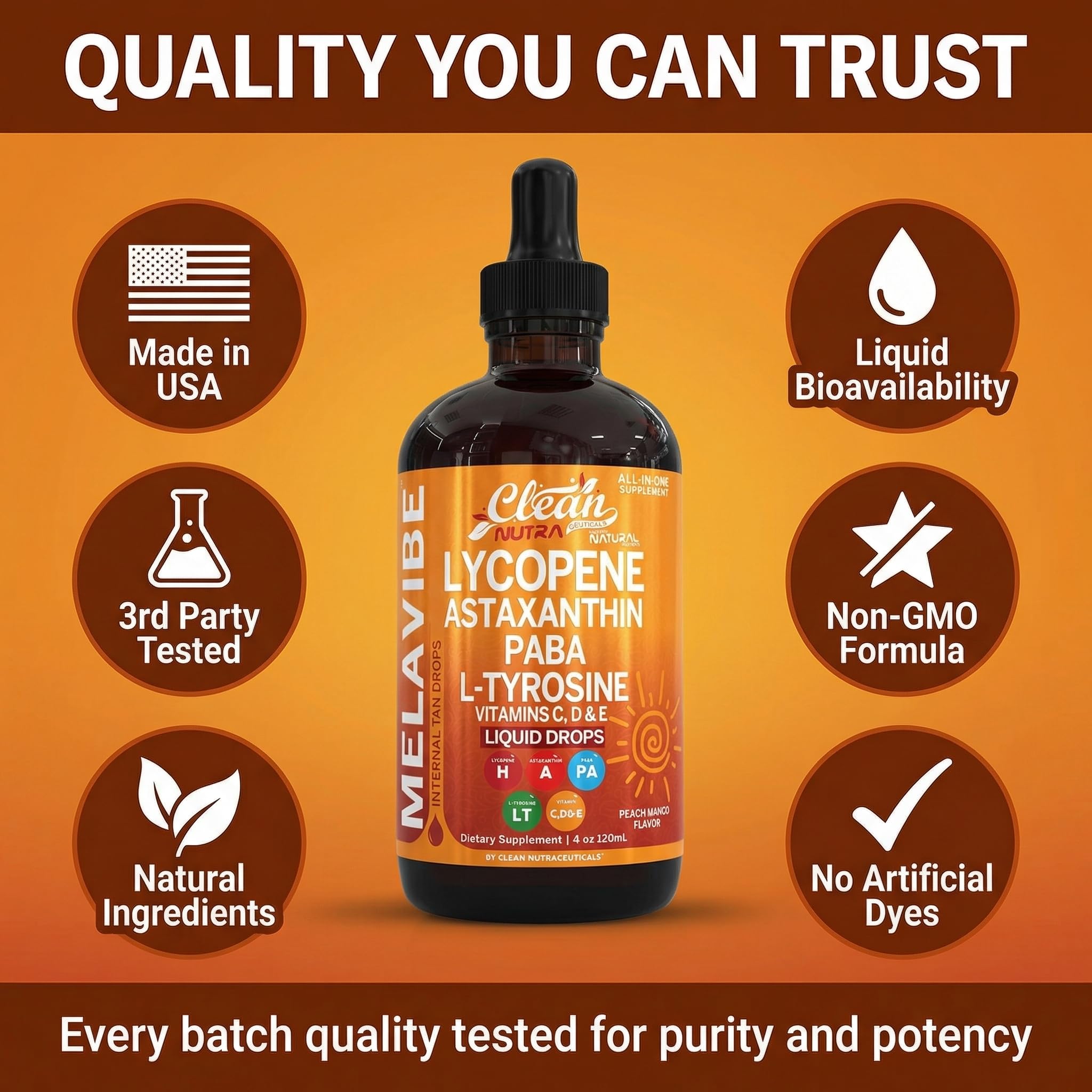 Clean Nutraceuticals MelaVibe Internal Tanning Drops lifestyle scene