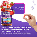 Clean Nutraceuticals Milk Thistle Gummies in a hand