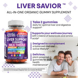 Clean Nutraceuticals Milk Thistle Gummies with ingredients