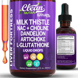 Clean Nutraceuticals Milk Thistle Liquid Supplement front view