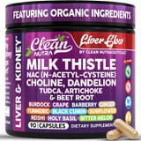 Clean Nutraceuticals Milk Thistle Liver Support 90 Capsules front view