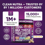 Clean Nutraceuticals Milk Thistle Liver Support 90 Capsules lifestyle scene