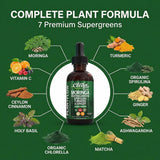 Clean Nutraceuticals Moringa Drops packaging with ingredients list