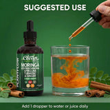 Clean Nutraceuticals Moringa Drops with fresh herbs