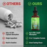 Clean Nutraceuticals Mullein Lung Support Tincture with other herbal supplements