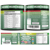 Clean Nutraceuticals Mullein Supplement bottle side view