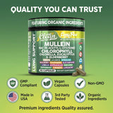 Clean Nutraceuticals Mullein Supplement capsules in a travel pouch