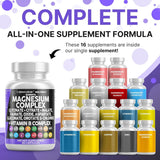 Clean Nutraceuticals MultiMag Magnesium Supplement 500mg side view