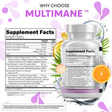 Clean Nutraceuticals MultiMane Collagen Complex 1000mg capsules