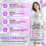 Clean Nutraceuticals MultiMane Collagen Complex 1000mg ingredients list