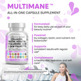 Clean Nutraceuticals MultiMane Collagen Complex 1000mg packaging