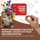 Clean Nutraceuticals Mushroom Gummies close-up of gummies