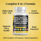 Clean Nutraceuticals Nerve Defend capsules on a kitchen counter