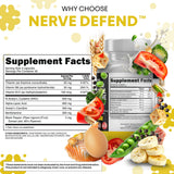 Clean Nutraceuticals Nerve Defend capsules with ingredients list