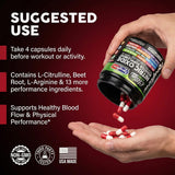 Clean Nutraceuticals Nitric Oxide support Capsules on a wooden table