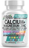 Clean Nutraceuticals Osteo Defend Calcium Supplement bottle front view