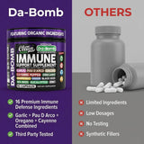 Clean Nutraceuticals Pau D' Arco Organic daily wellness Support Capsules with sea moss