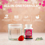 Clean Nutraceuticals pH Defend Women's Health Formula displayed with other supplements