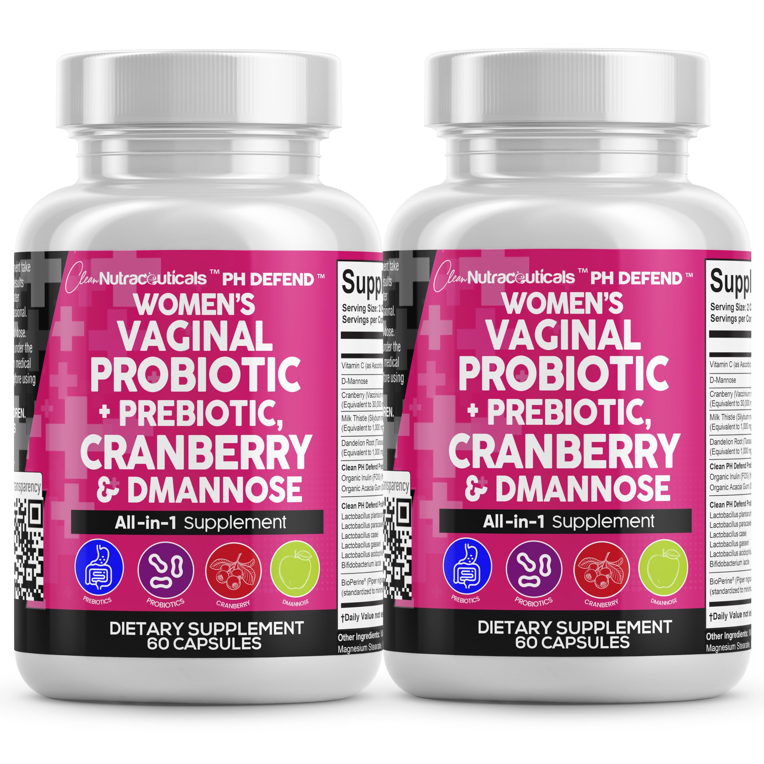 Clean Nutraceuticals pH Defend Women's Health Formula front view