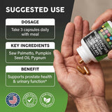 Clean Nutraceuticals Prostate Defend Supplement packaging dimensions