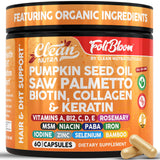 Clean Nutraceuticals Pumpkin Seed Oil Capsules 60 Count front view