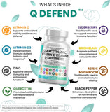 Clean Nutraceuticals Q Defend Quercetin Supplement bottle with capsules
