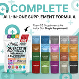 Clean Nutraceuticals Q Defend Quercetin Supplement side view