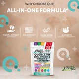 Clean Nutraceuticals Q Defend Quercetin Supplement with turmeric and elderberry