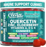 Clean Nutraceuticals Quercetin Gummies front view with packaging